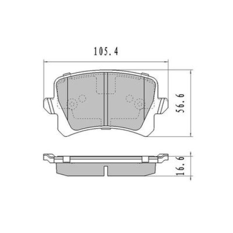 Brake pads  Passat  FMSI:D1348