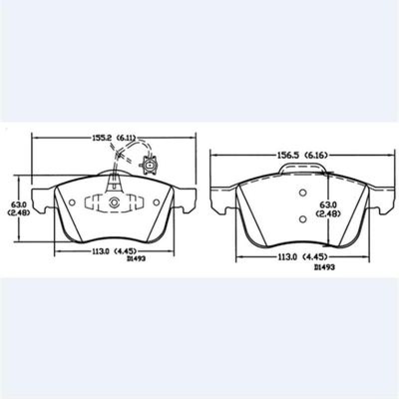 Brake pads Ottimo Sports Edition  D1493