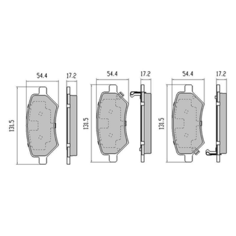 Brake pads Phantom S2  D1674 XD039 KD0707 ZL0926