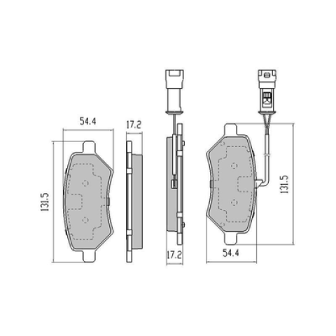 Brake pads Phantom S2  D1674 XD039A