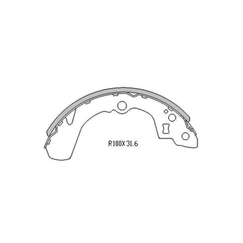 Brake pads BAIC BJEV  EC200  S630