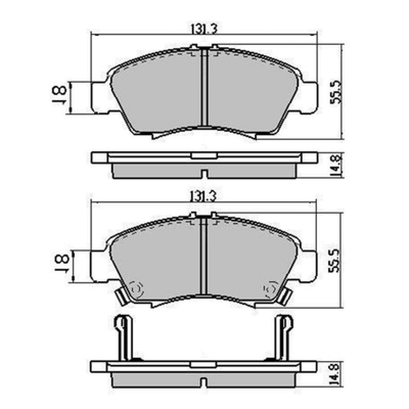 Brake pads City   D164 XD011 D1685