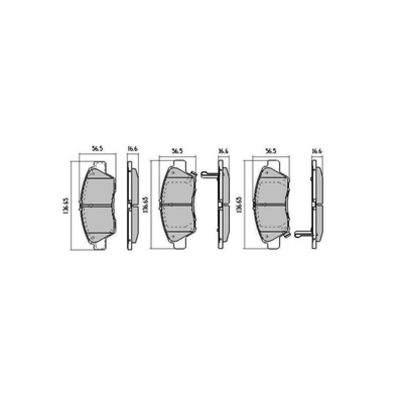 Brake pads City  D1394