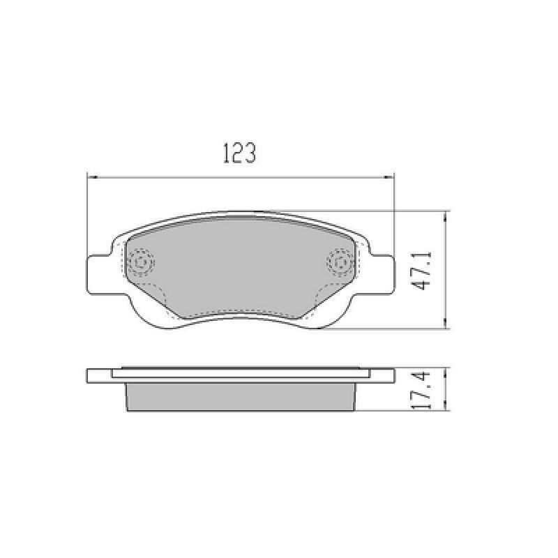 Brake pads F0  D1604 FDB1790