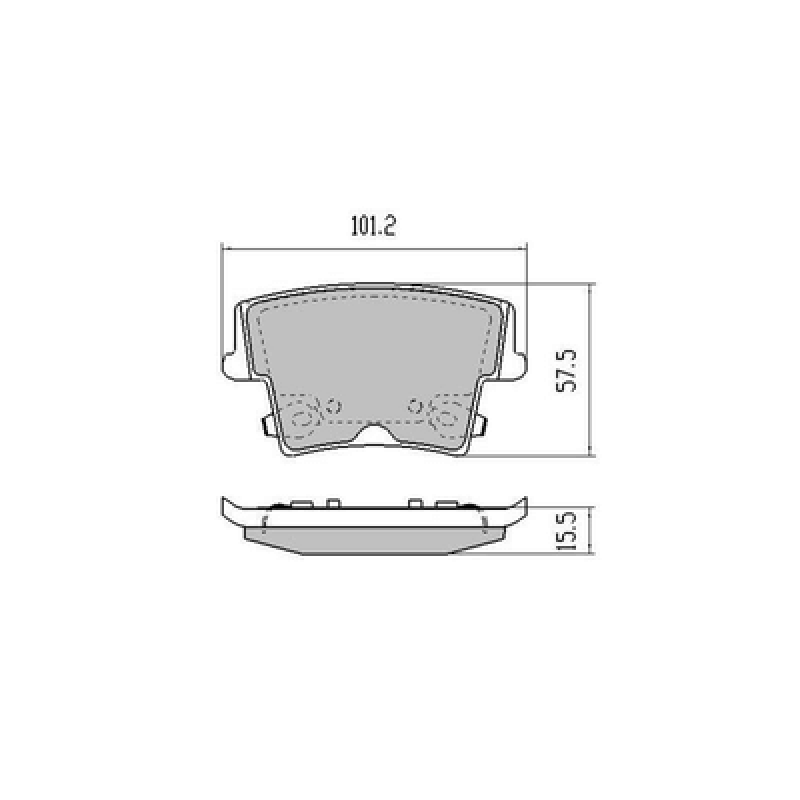 Brake pads G6 G3 G3R  D1057