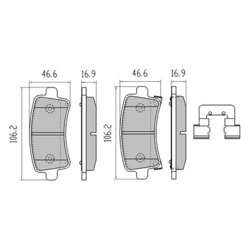 Brake Pads Lacrosse  WVA24421   D1430